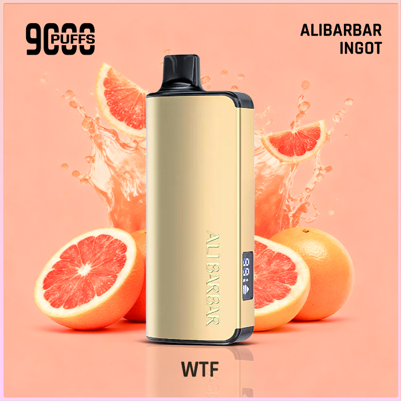 Alibarbar Ingot WTF (Grapefruit) 9000 Puffs