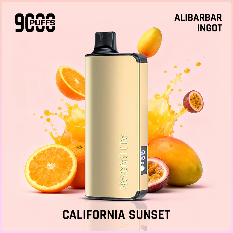 Alibarbar Ingot California Sunset (Fanta) 9000 Puffs
