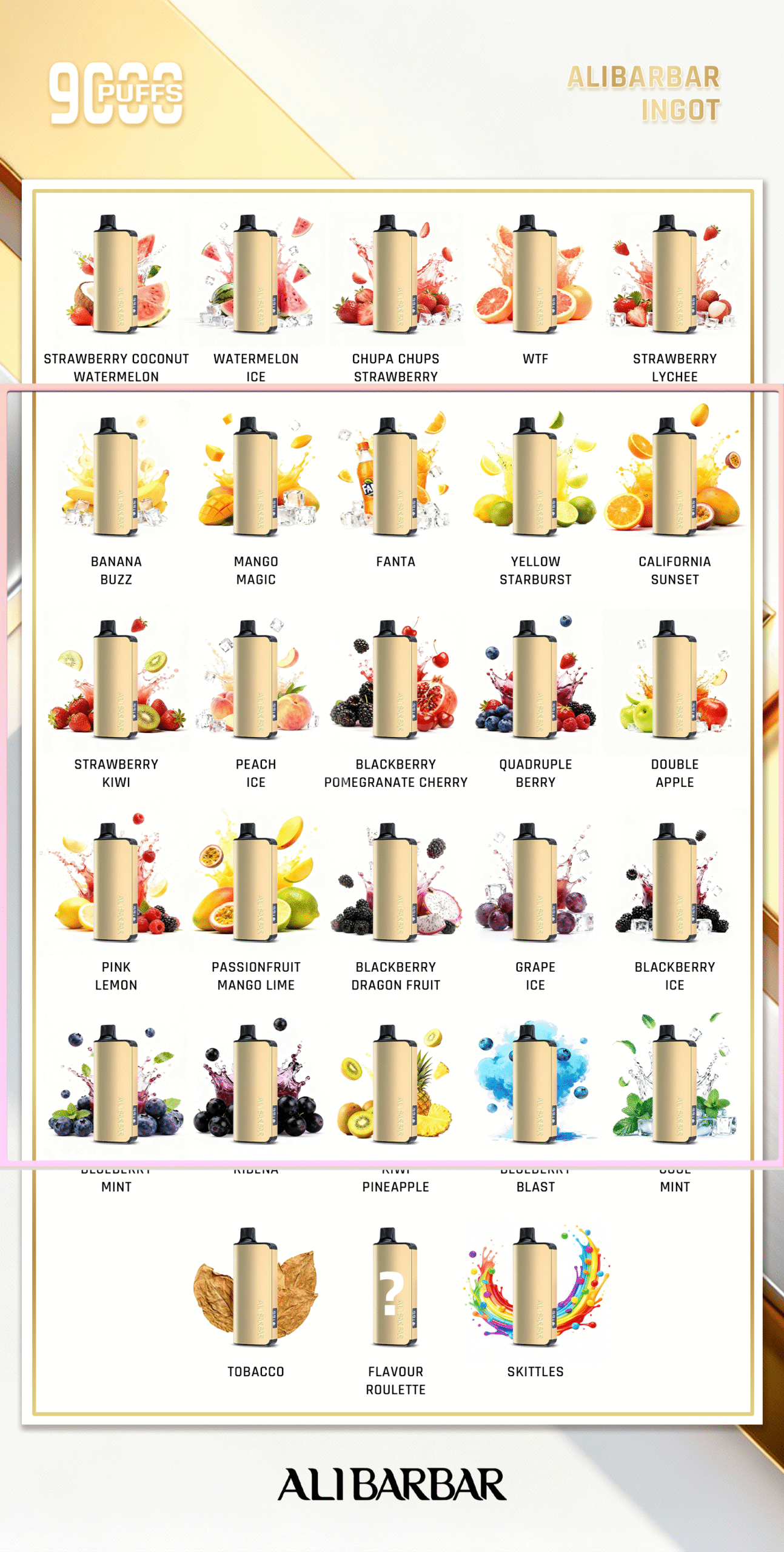 Alibarbar Flavours Australia: The 9000 Puffs Review(2026) - ALIBARBAR Vape/Disposable  Vape Australia Online Store