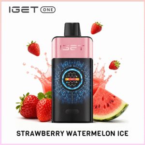 IGET One Strawberry Watermelon Ice 12000 puffs - Strawberry Watermelon Ice
